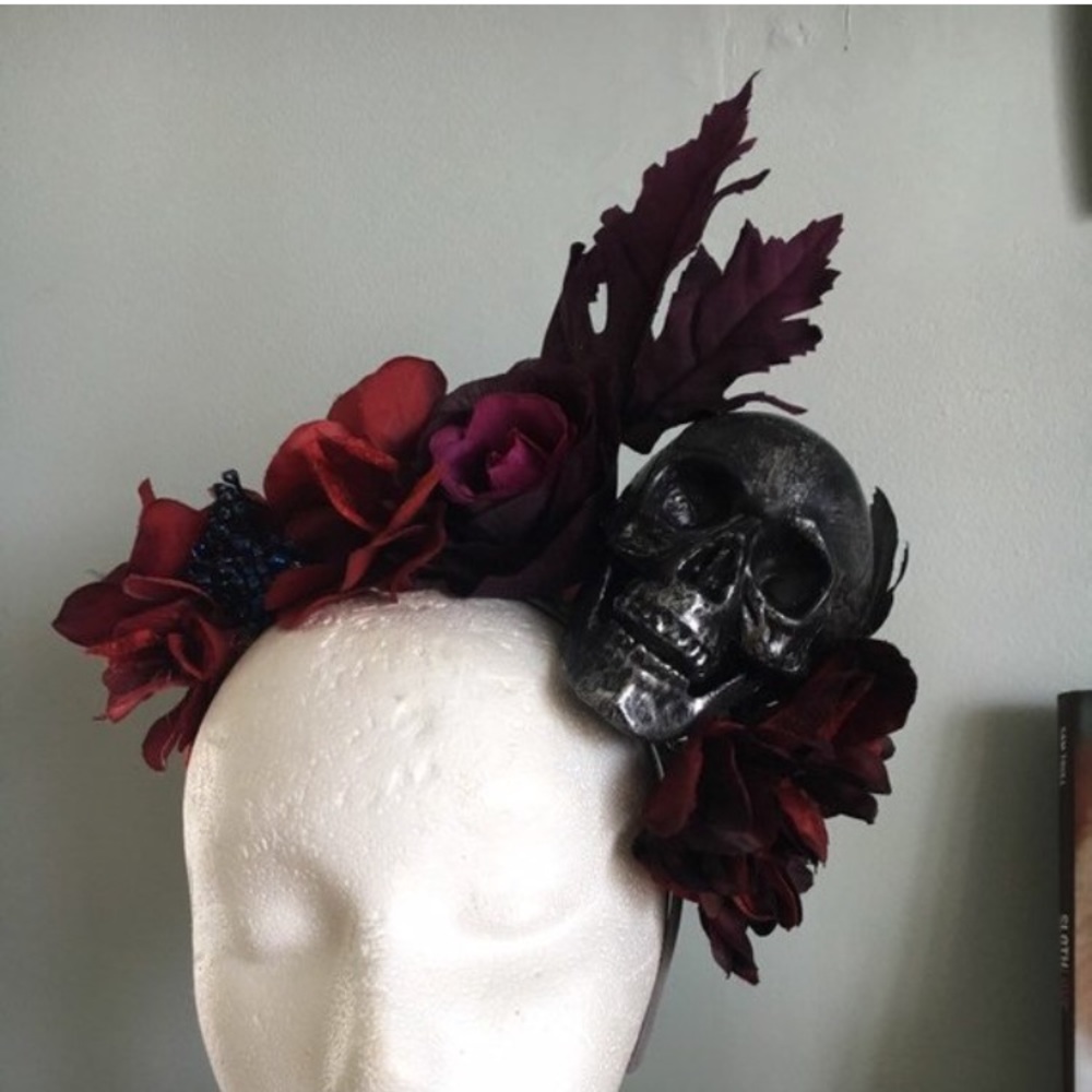 Headpiece: Halloween, pirate, day of dead, rave